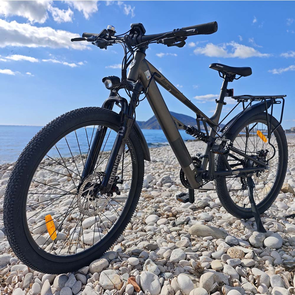 Paseo en bicicleta eléctrica