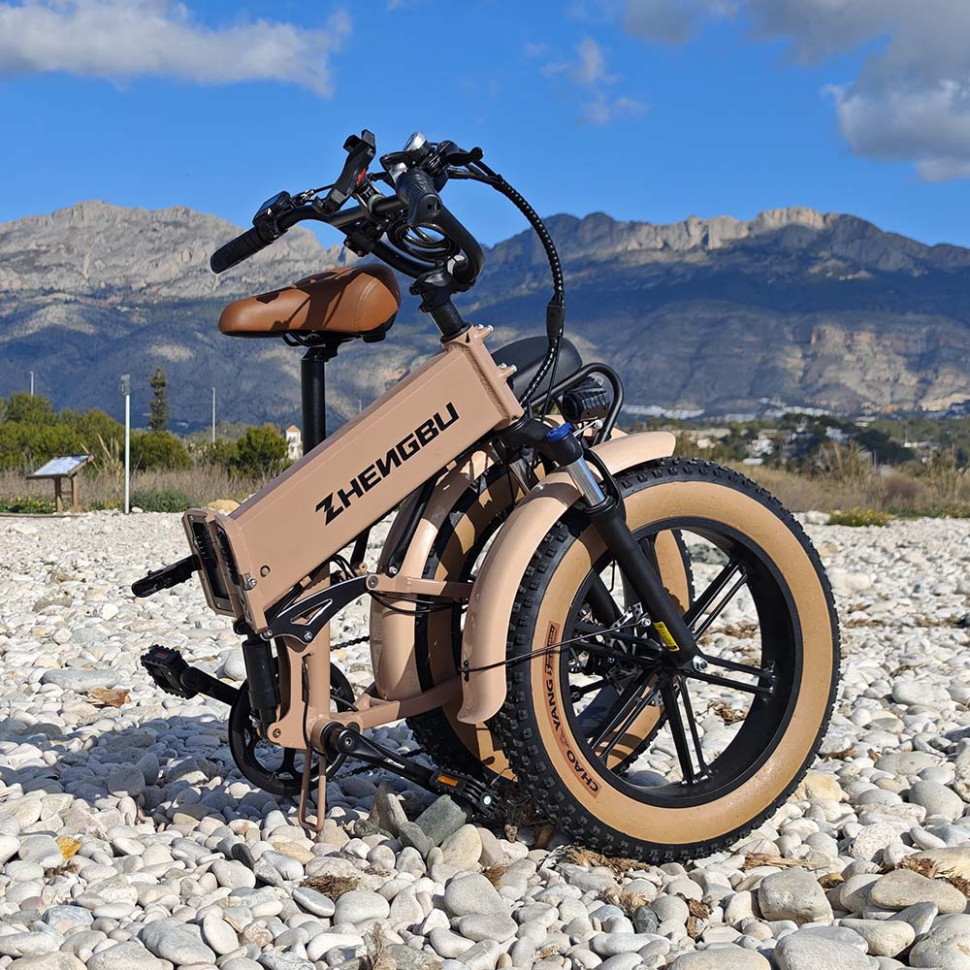 Bicicleta eléctrica todoterreno Zhengbu, 400W, 10Ah