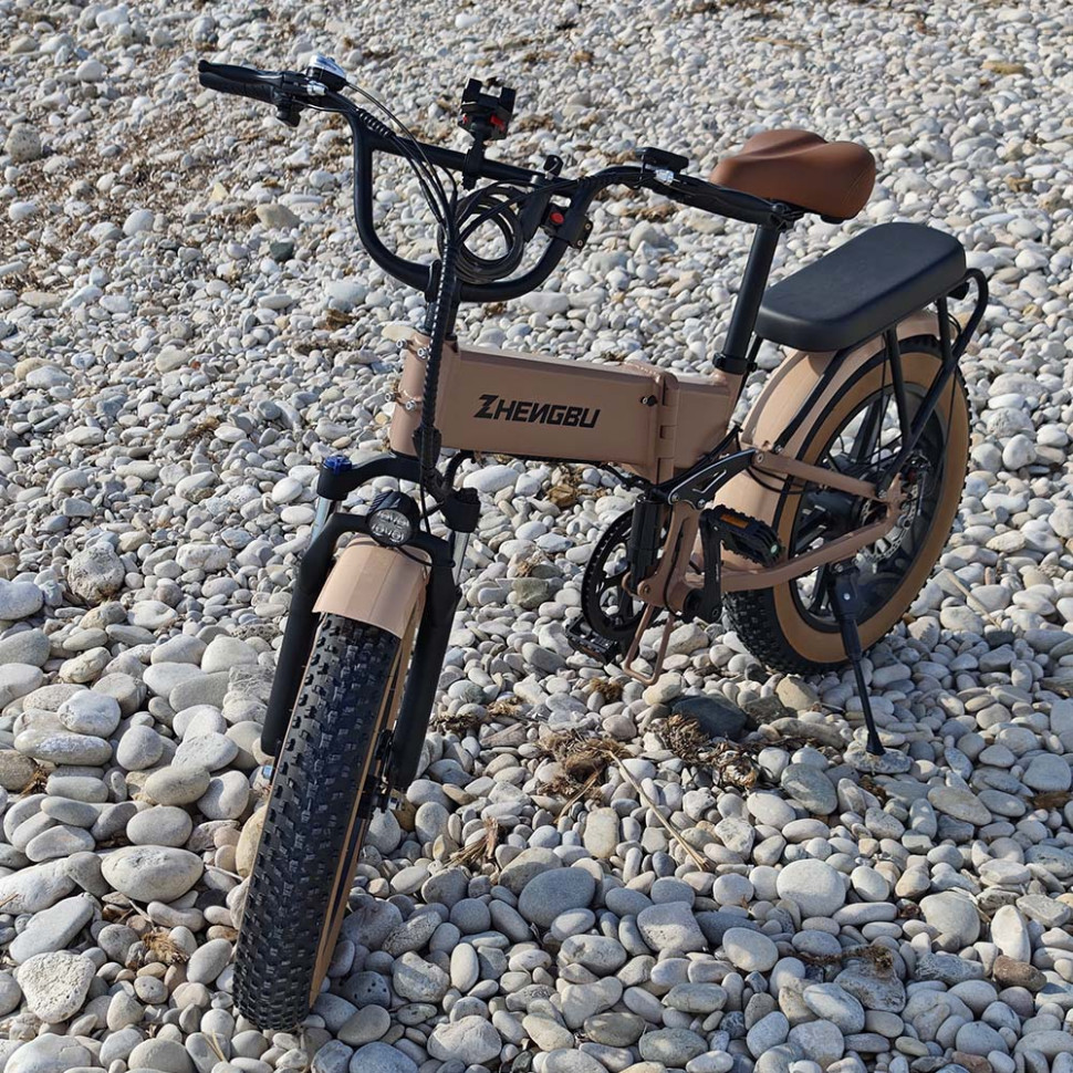 Bicicleta eléctrica todoterreno Zhengbu, 400W, 10Ah