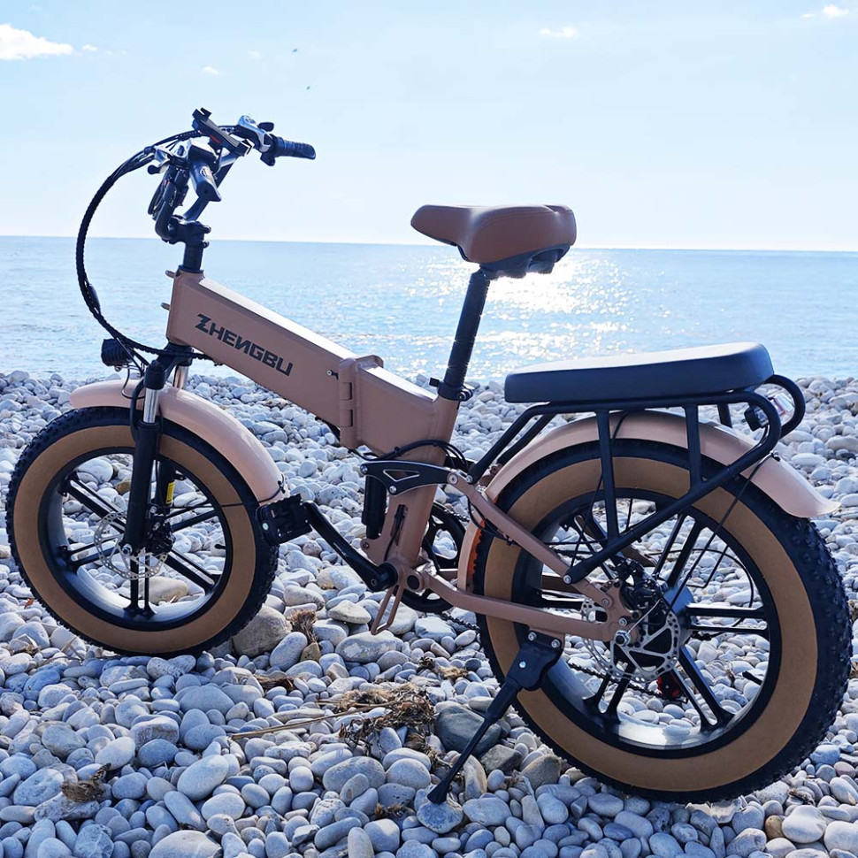 Bicicleta eléctrica todoterreno Zhengbu, 400W, 10Ah