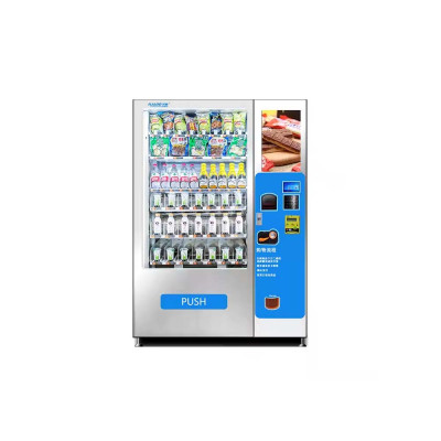 Máquina vendedora universal para yogur, bebidas y aperitivos