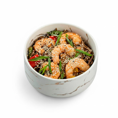 Shrimp Soba Noodles
