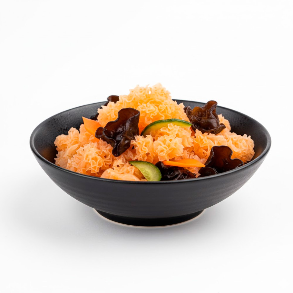 Ensalada de algas marinas y champiñones