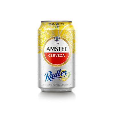 Cerveza Radler con limón 